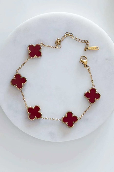 Heliophilia Silver Pulsera de Latón y Circonio Dorado
